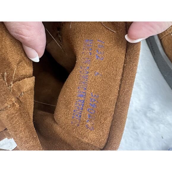 MINNETONKA 3-Layer Fringe Moccasin Mid-Calf High Boho Boot Women's Size 6 - Picture 11 of 15